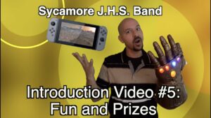 Sycamore J.H.S. Band Distance Learning 2020 VIDEO #5 - Fun and Prizes!